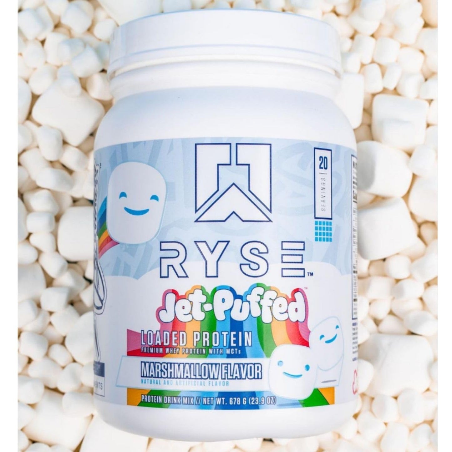 RYSE Up Supplements Loaded Protein Powder | 25g Whey Protein Isolate & Concentrate | with Prebiotic Fiber & MCTs | Low Carbs & Low Sugar | 27 Servings (Peanut Butter Cup)