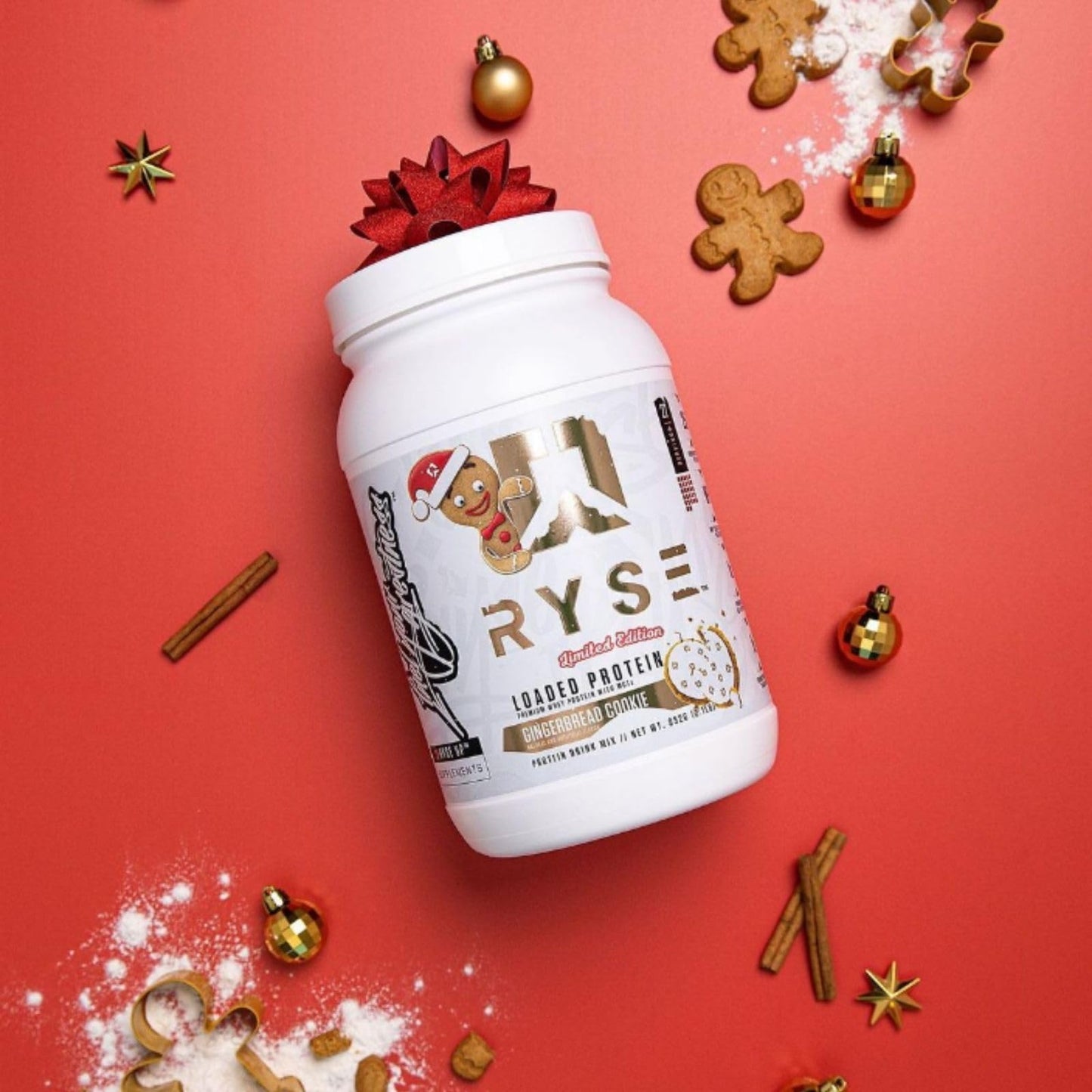 RYSE Up Supplements Loaded Protein Powder | 25g Whey Protein Isolate & Concentrate | with Prebiotic Fiber & MCTs | Low Carbs & Low Sugar | 27 Servings (Peanut Butter Cup)