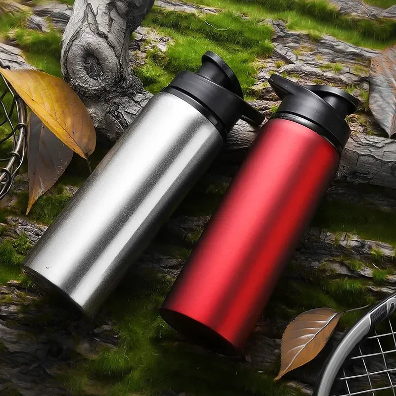 Portable Stainless Steel Water Bottle Bicycle Riding Drinking