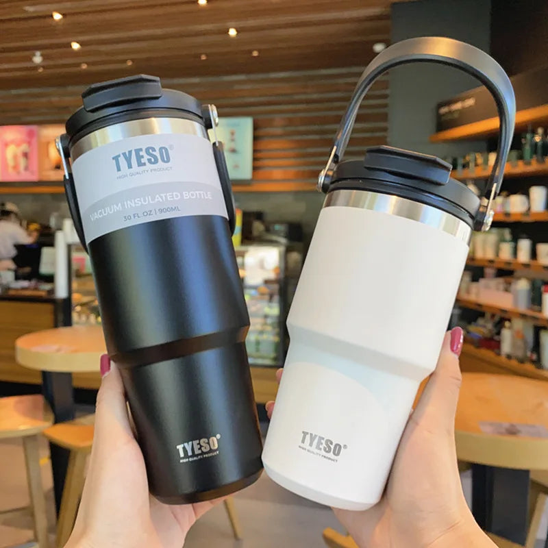 Tyeso Stainless Steel Thermos Bottle Double-layer Cold And Hot