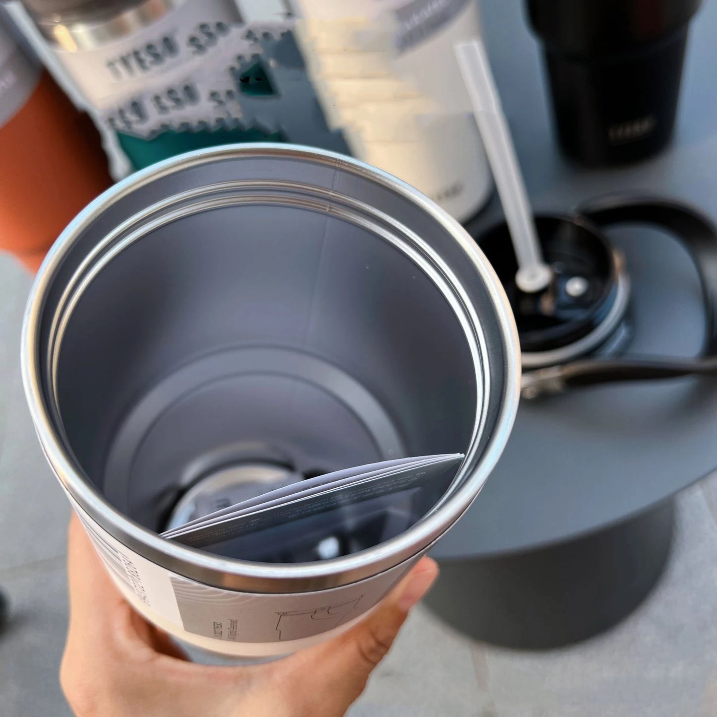 Tyeso Stainless Steel Thermos Bottle Double-layer Cold And Hot