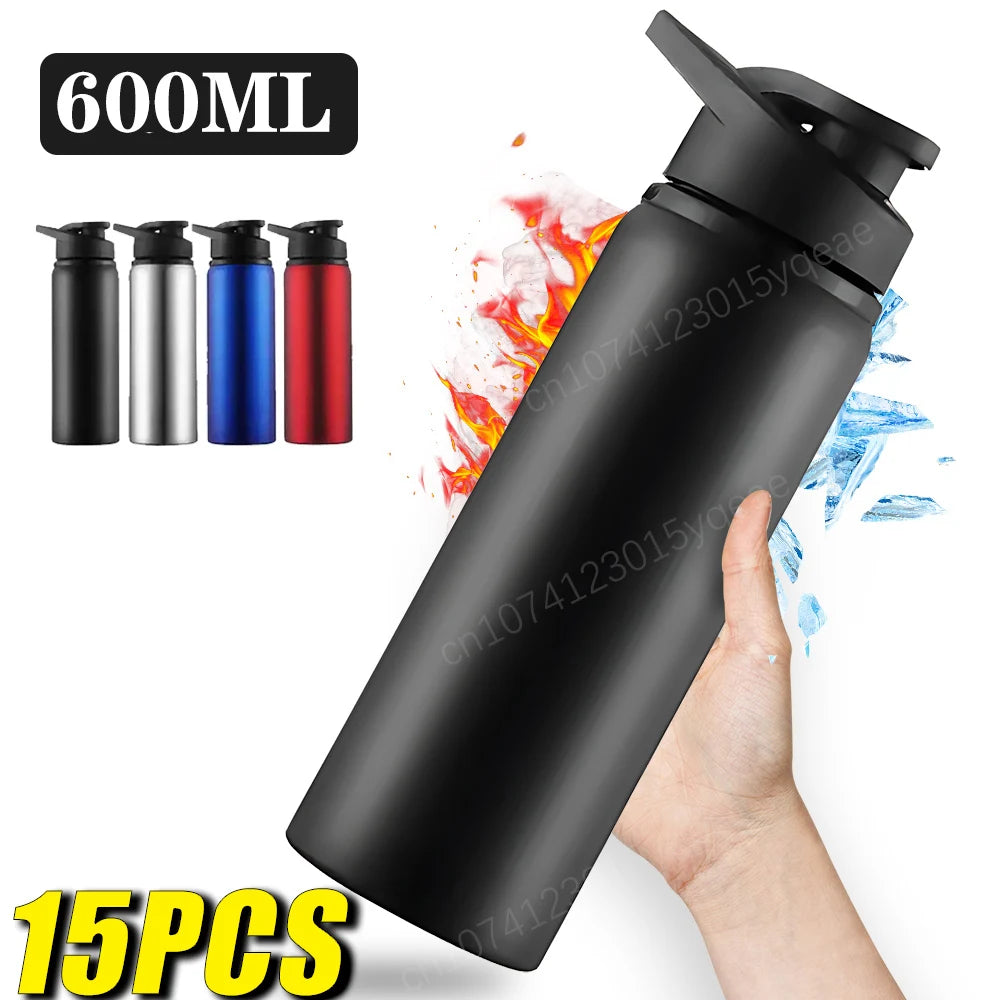 Portable Stainless Steel Water Bottle Bicycle Riding Drinking